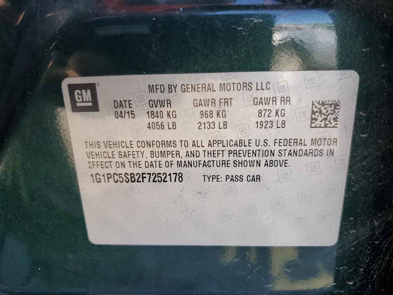 Chevrolet Cruze Lt