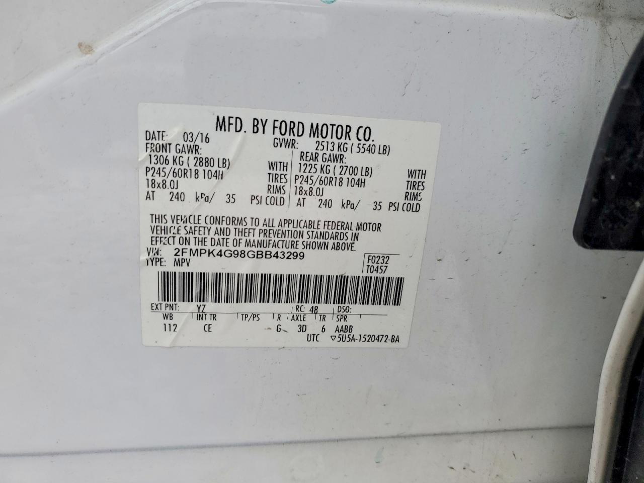 Ford Edge Se
