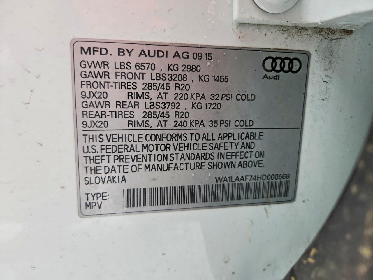 Audi Q7 Premium Plus