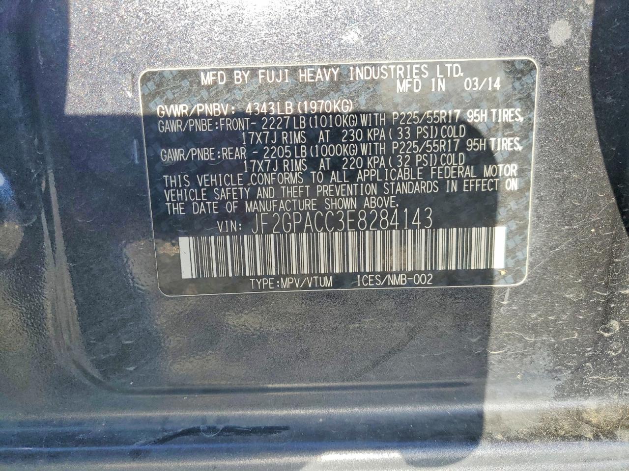 Subaru Xv 2.0 Premium