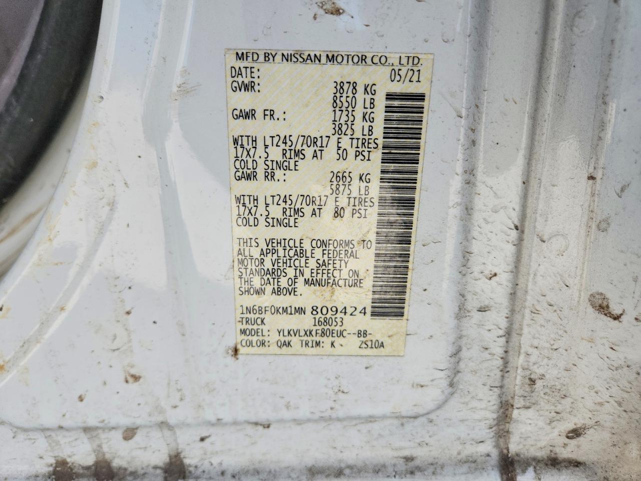 Nissan Nv 1500