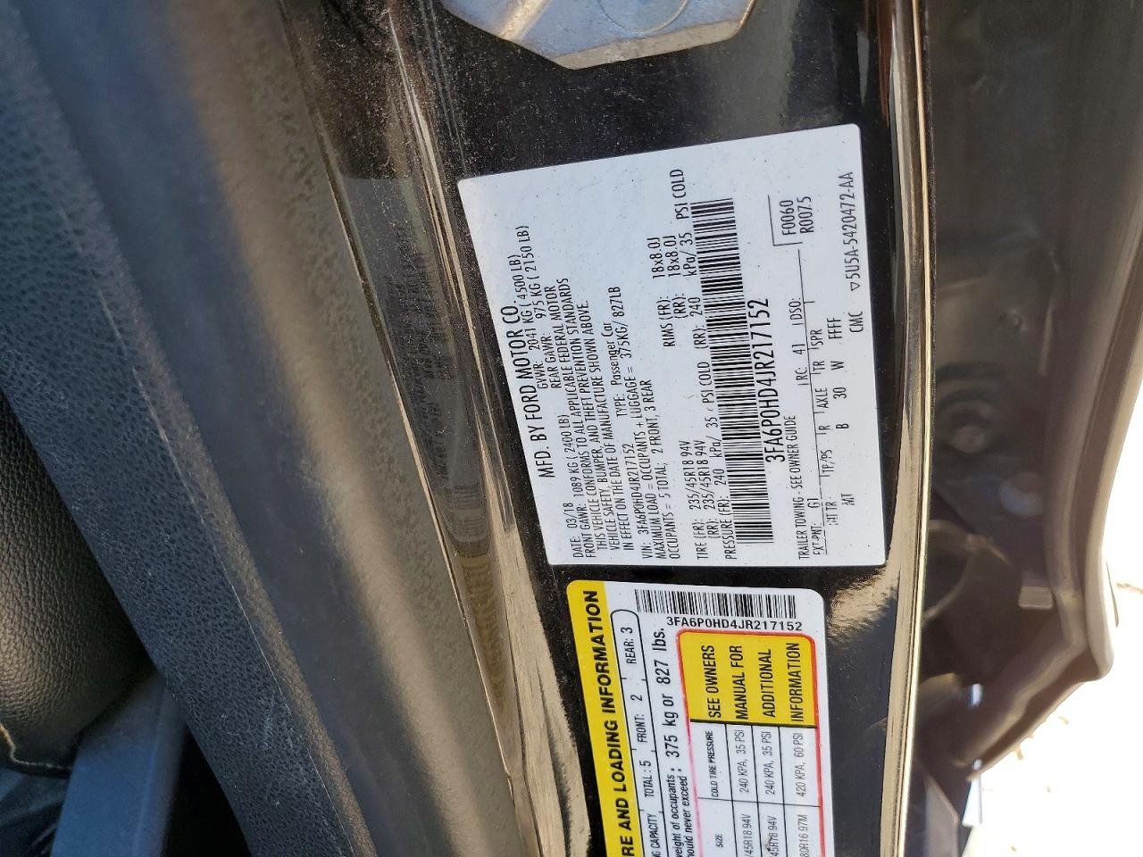 Ford Fusion Se