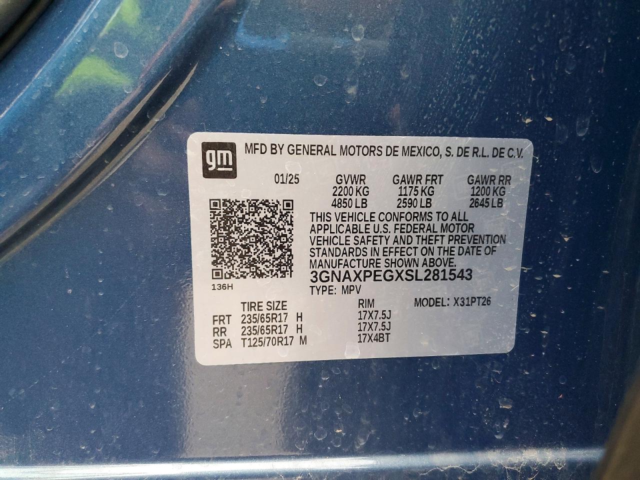 Chevrolet Equinox Lt
