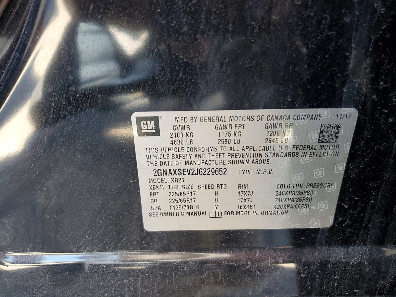 Chevrolet Equinox Lt