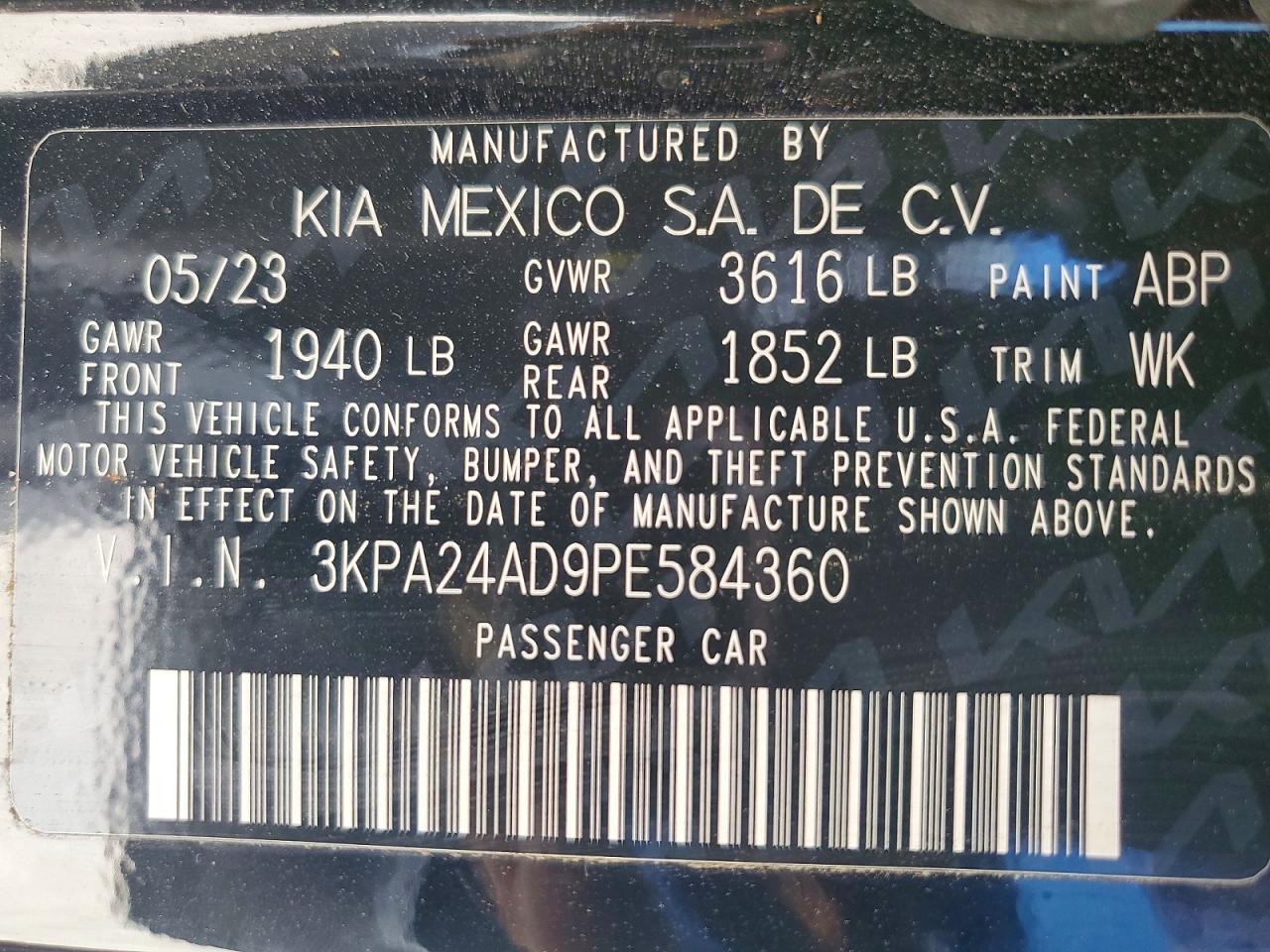 Kia Rio S