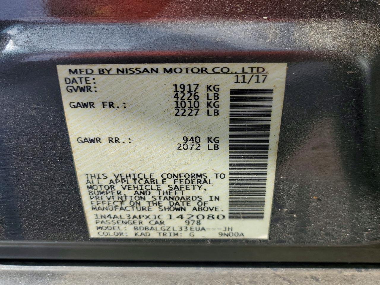 Nissan Altima 2.5 S