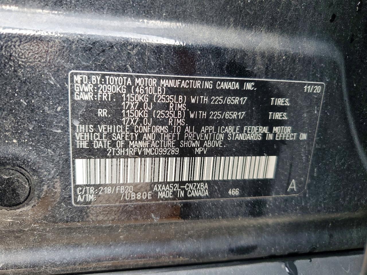 Toyota RAV4 Le