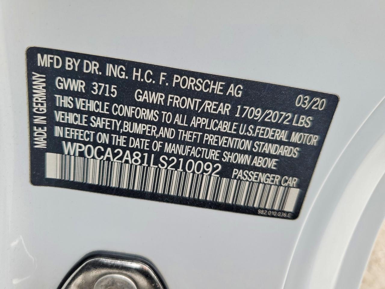 Porsche Boxster Base