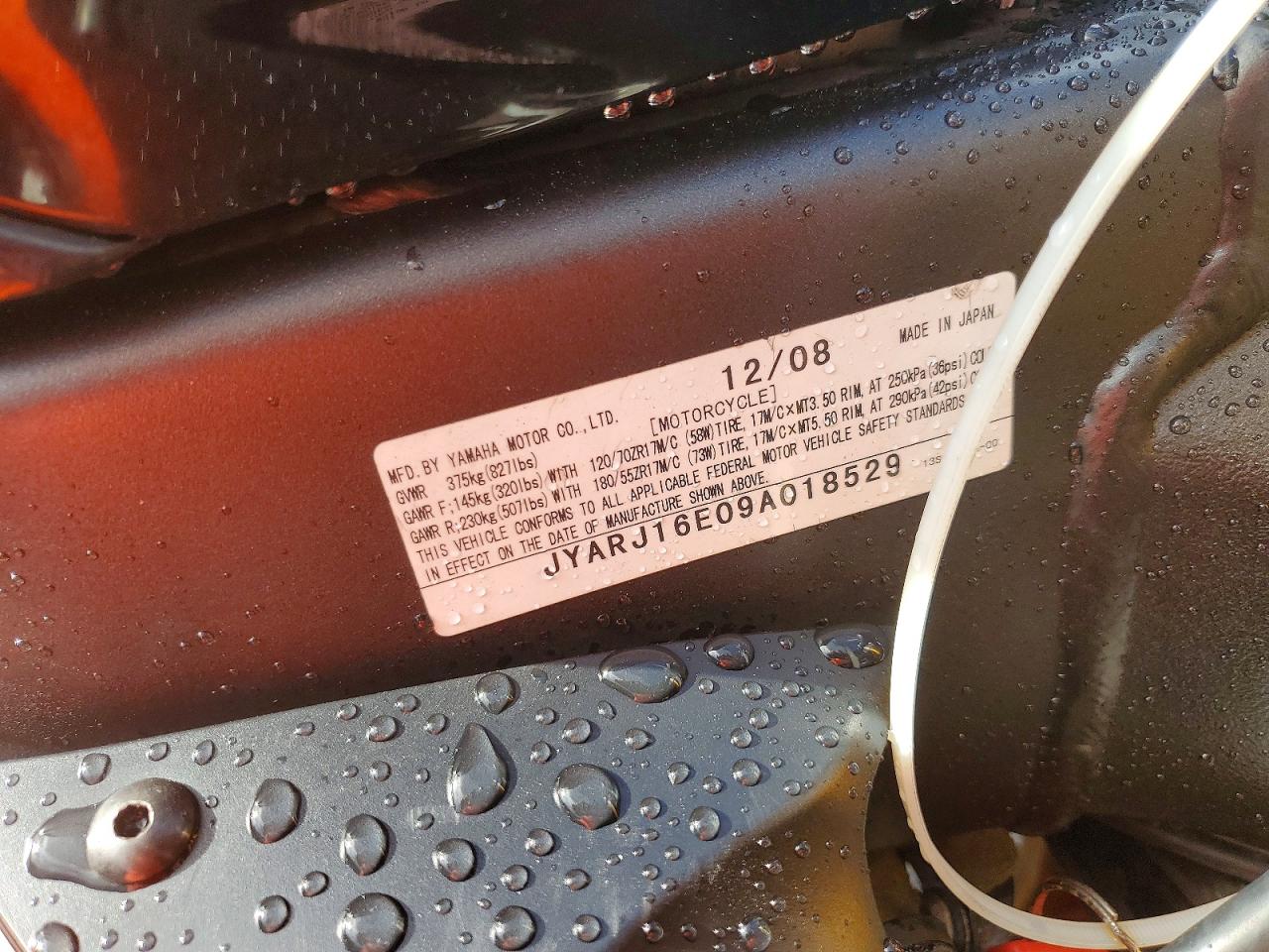 Yamaha Yzf600
