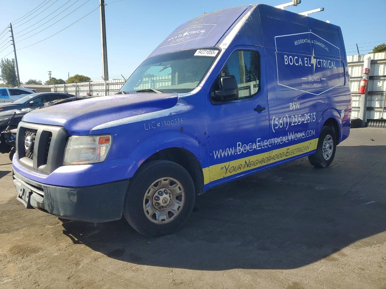 Salvage Nissan Nv Image