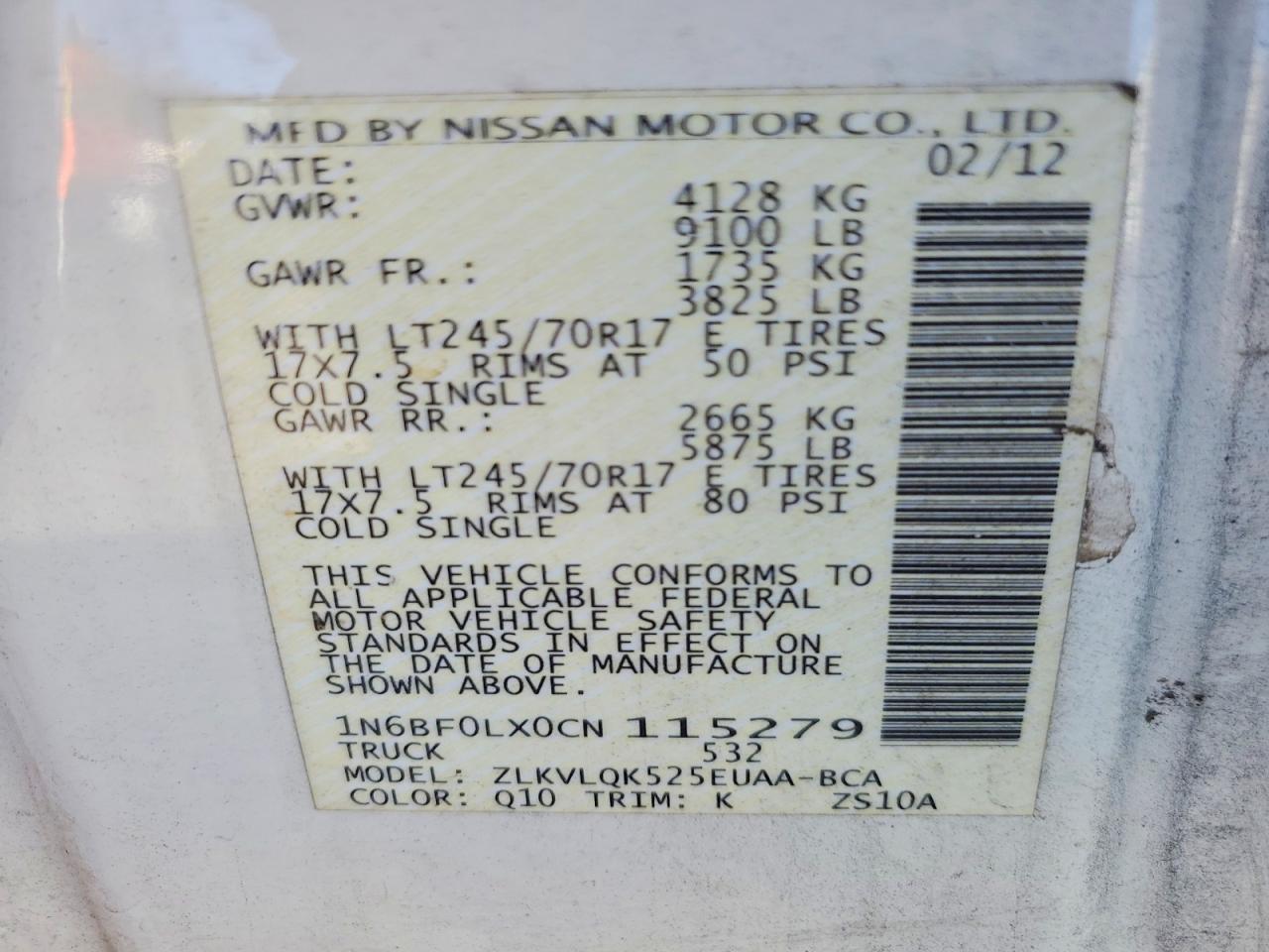 Nissan Nv