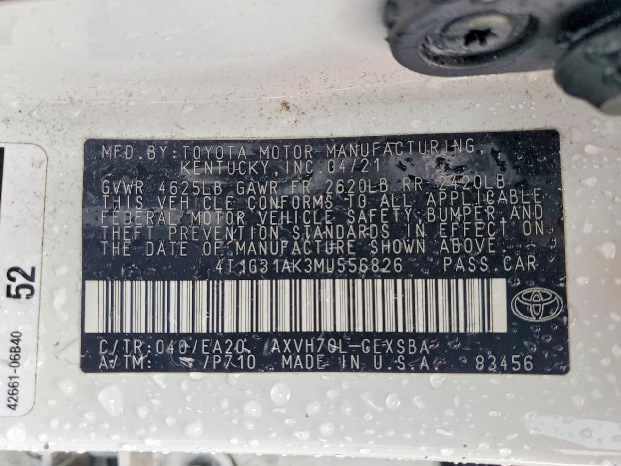 Toyota Camry Se