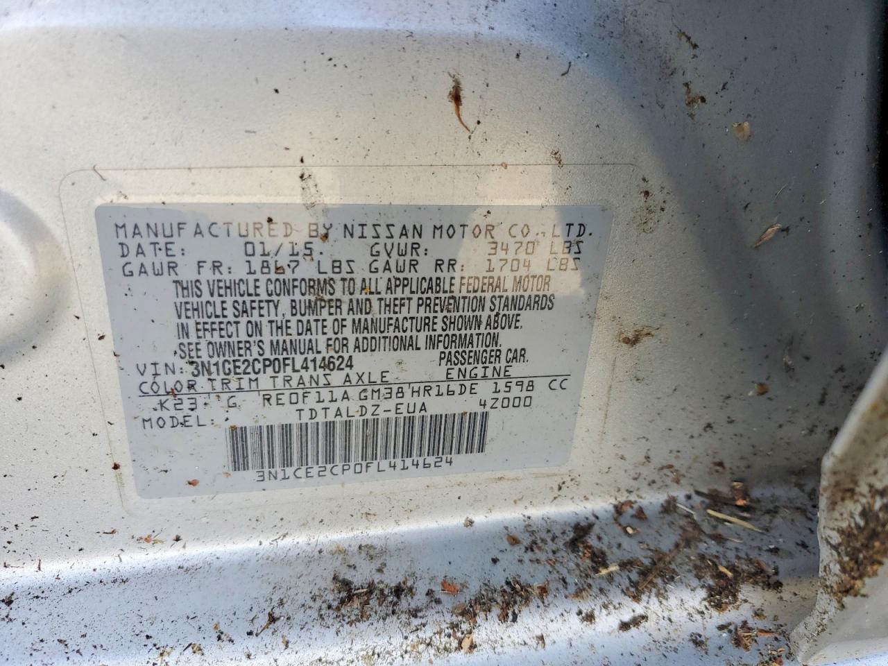 Nissan Versa Sv
