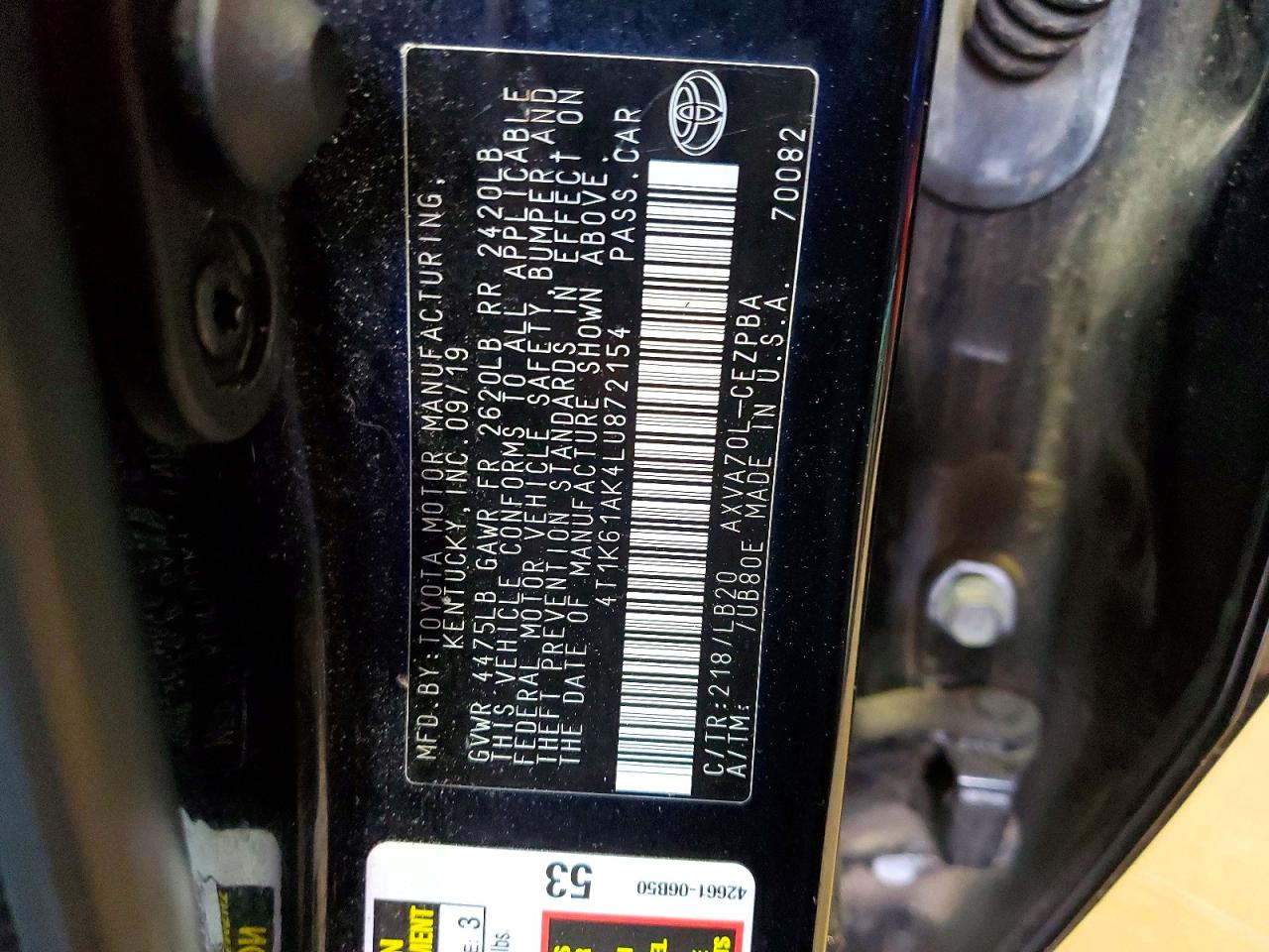 Toyota Camry Xse