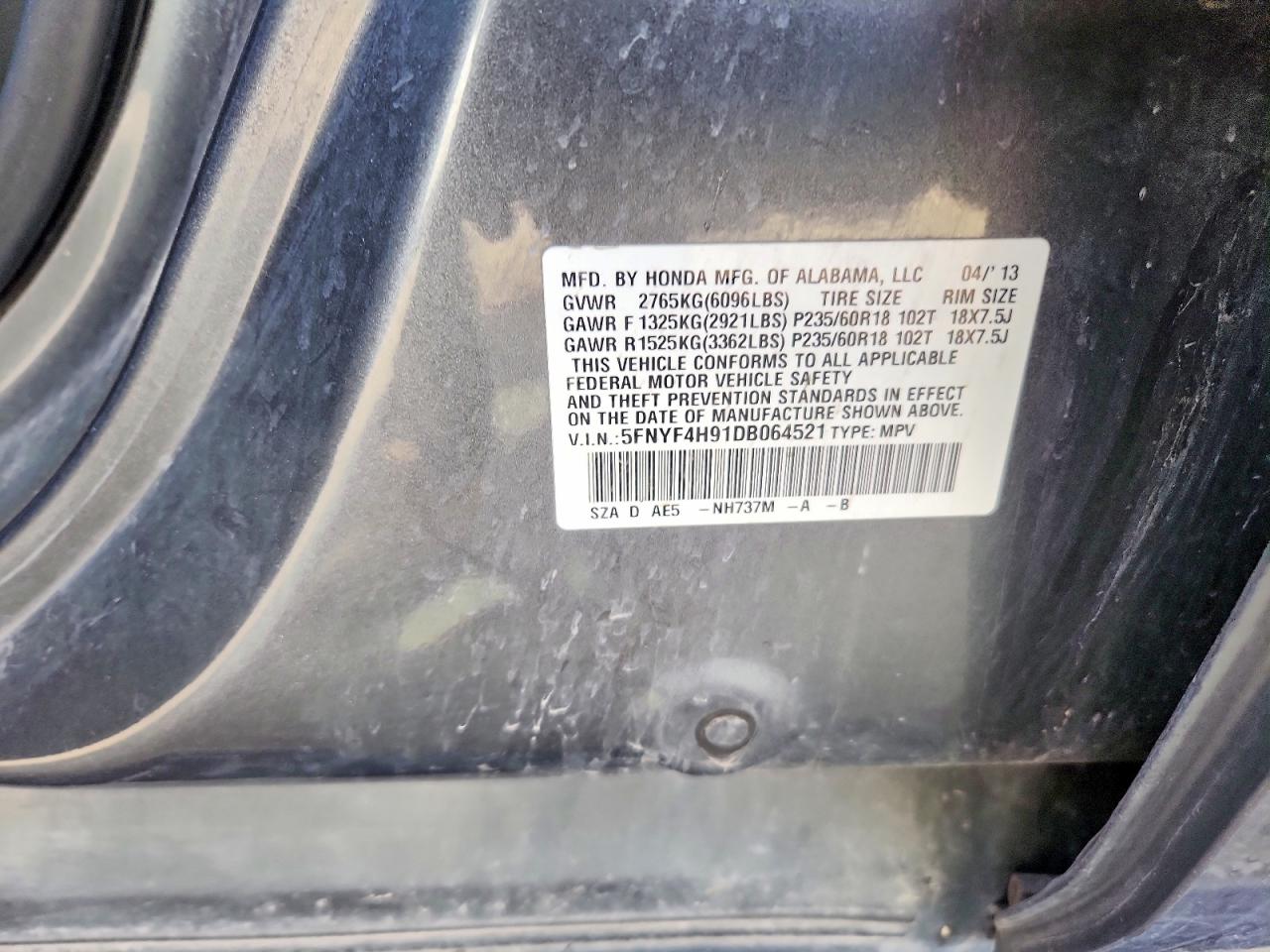 Honda Pilot Touring