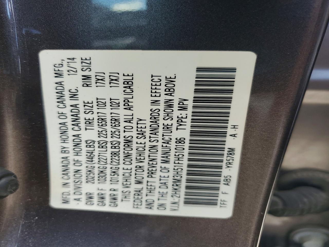 Honda Crv Ex