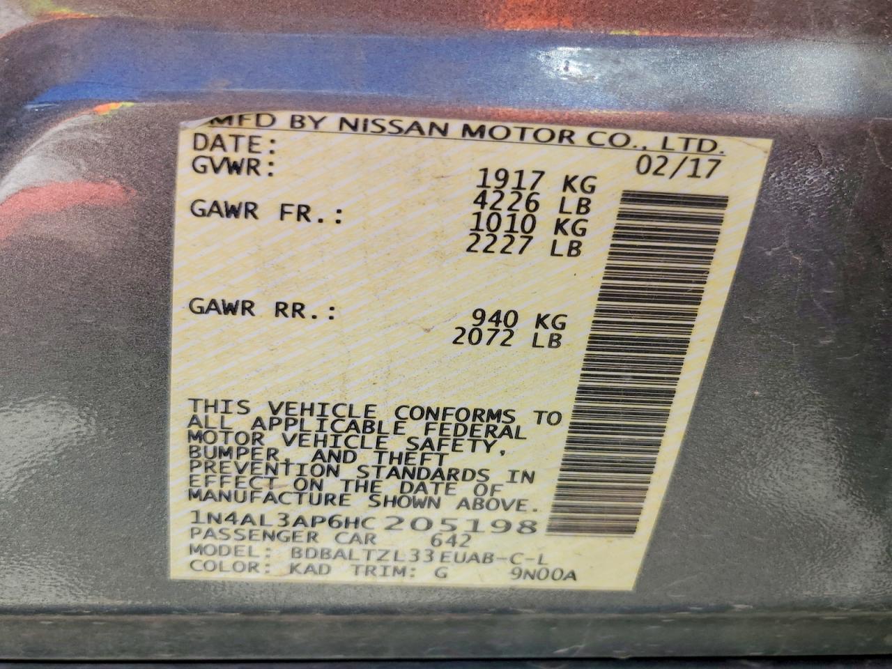 Nissan Altima 2.5 Sl