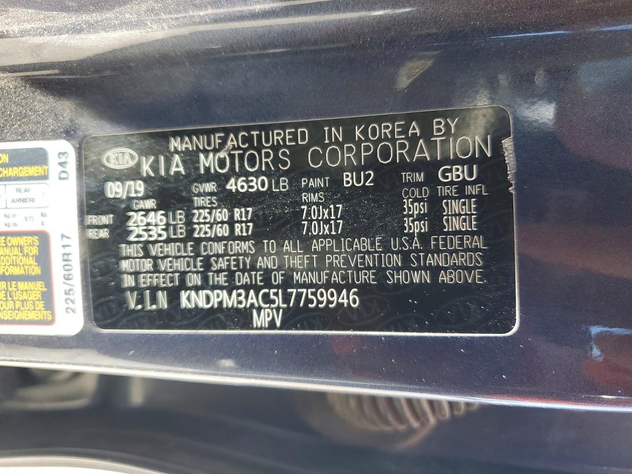 Kia Sportage Lx