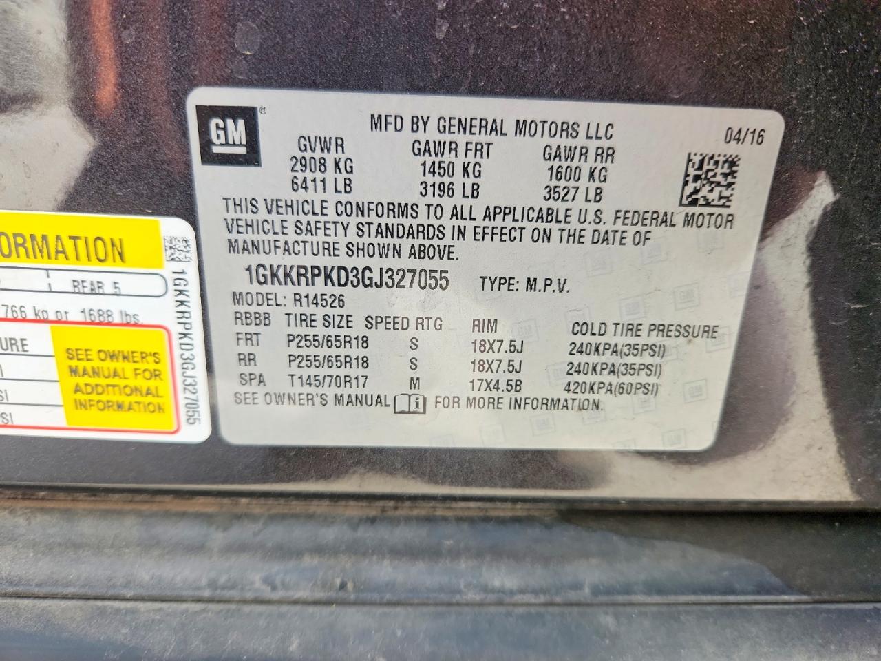 GMC Acadia Sle