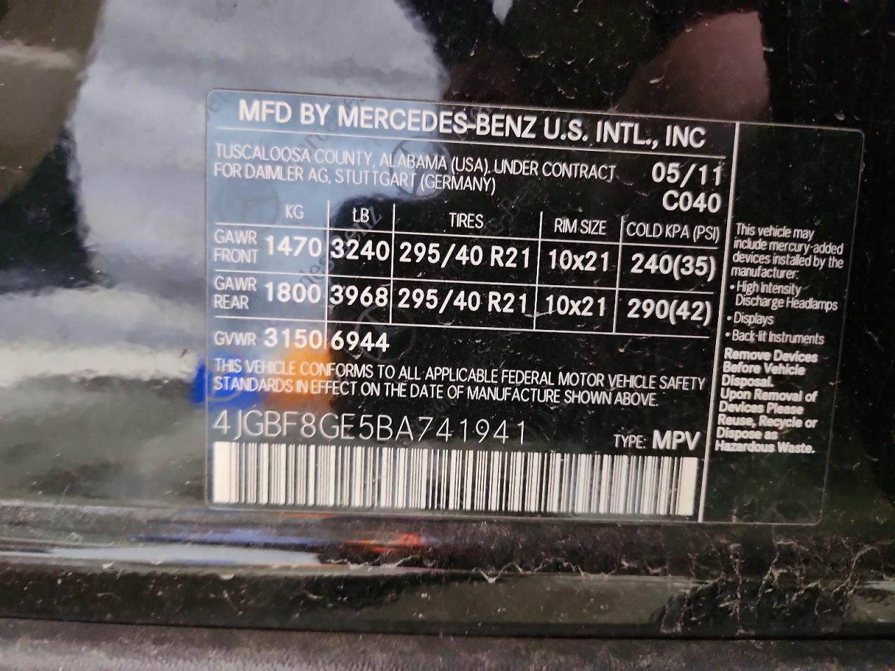 Mercedes-Benz G-Class 550 4matic