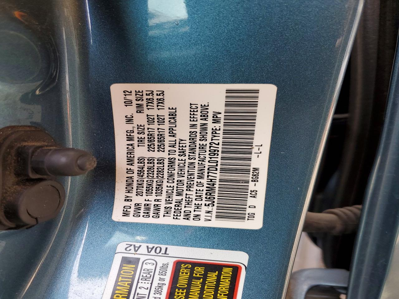 Honda Crv Exl