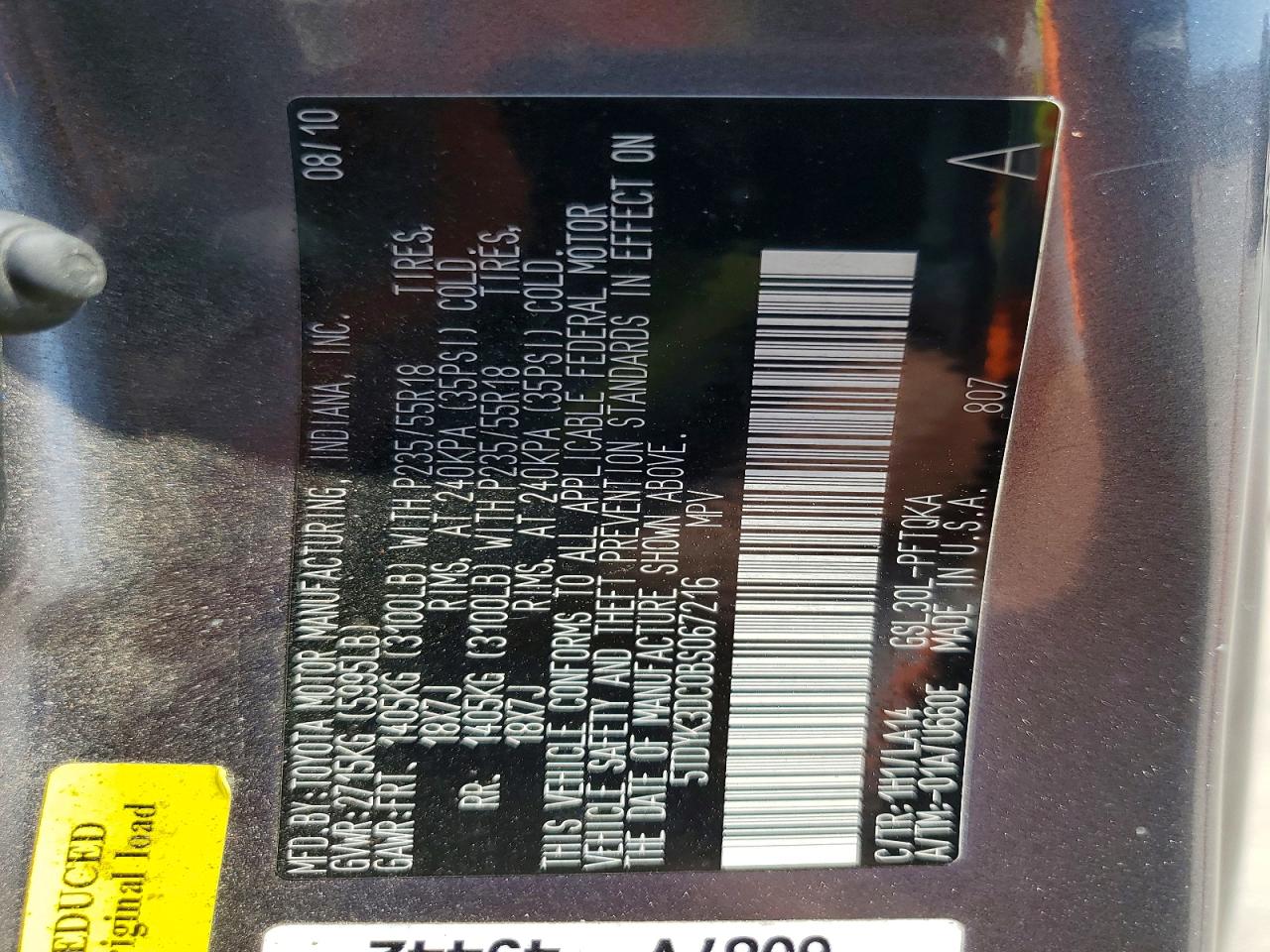Toyota Sienna Limited 7-passenger