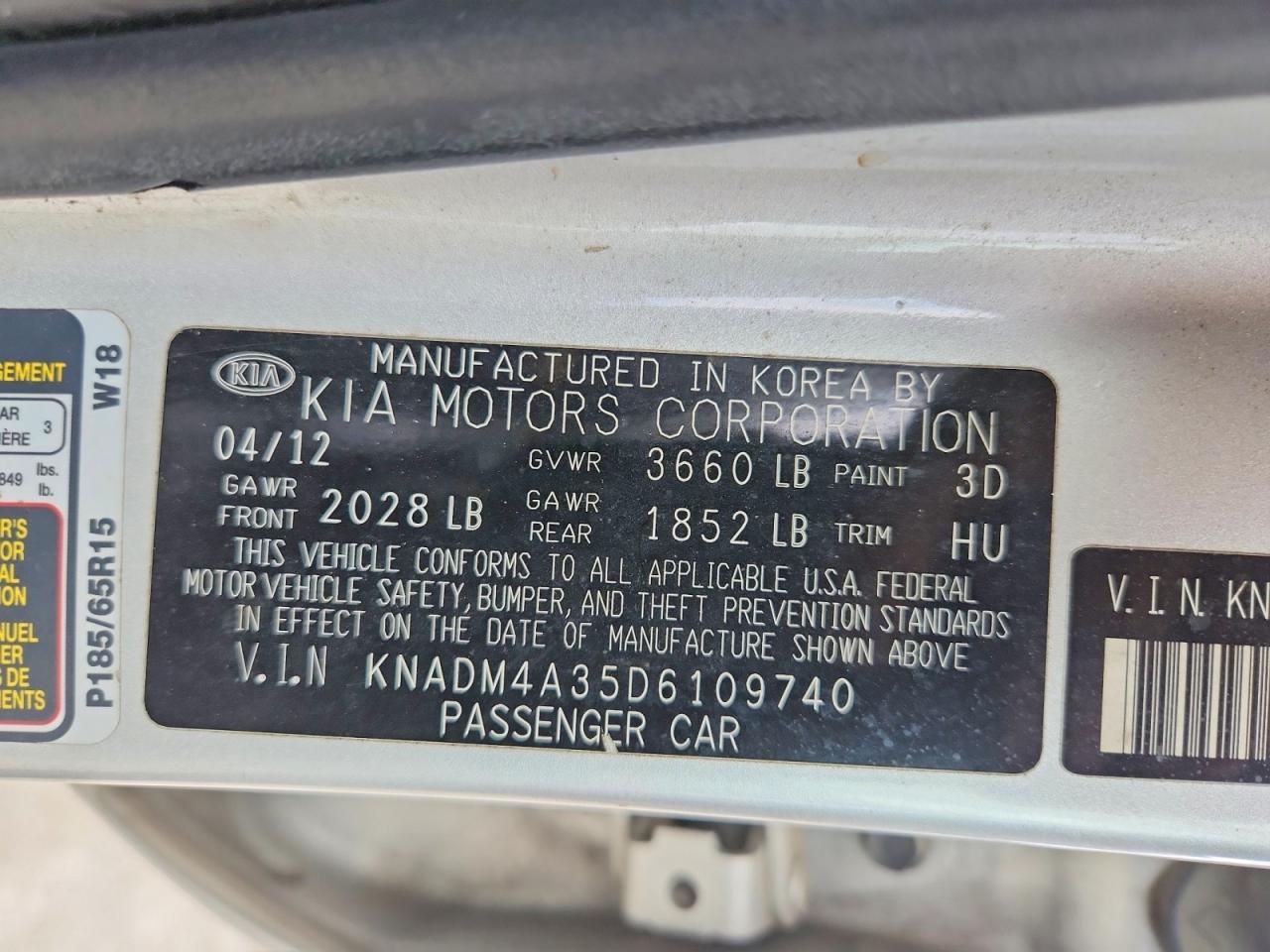 Kia Rio Lx