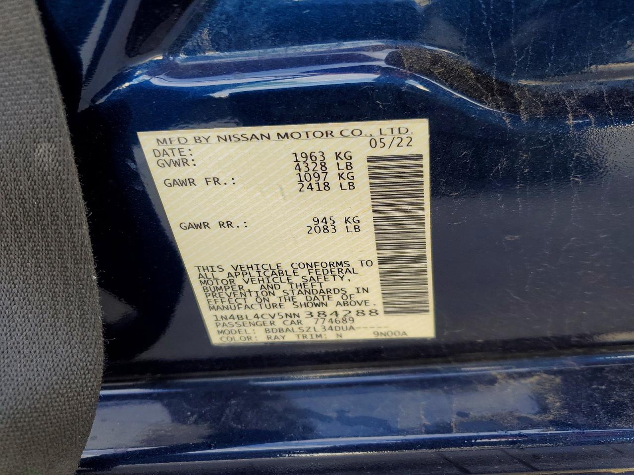Nissan Altima 2.5 Sr