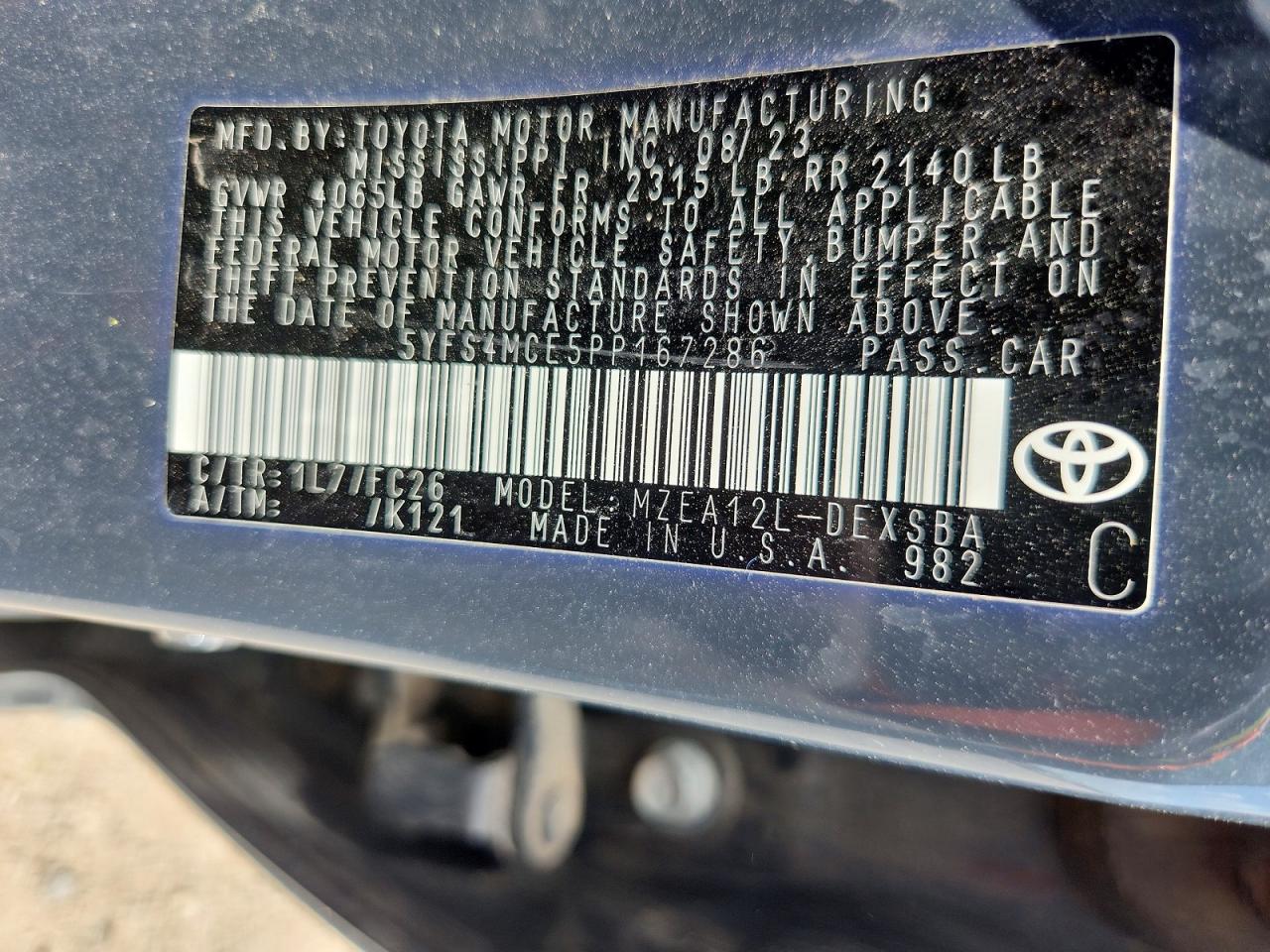 Toyota Corolla Se