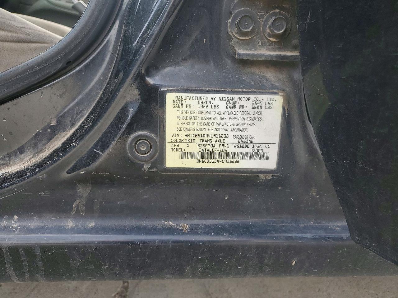 Nissan Sentra 1.8