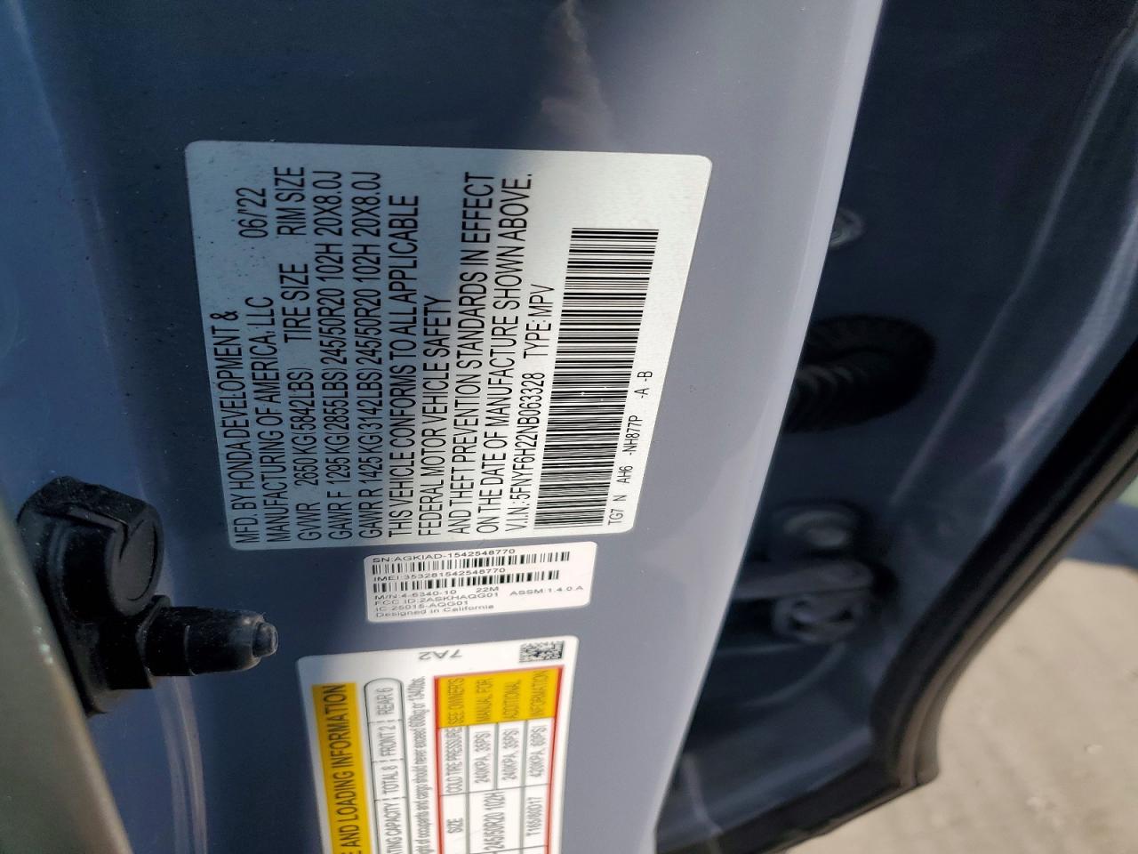 Honda Pilot Se