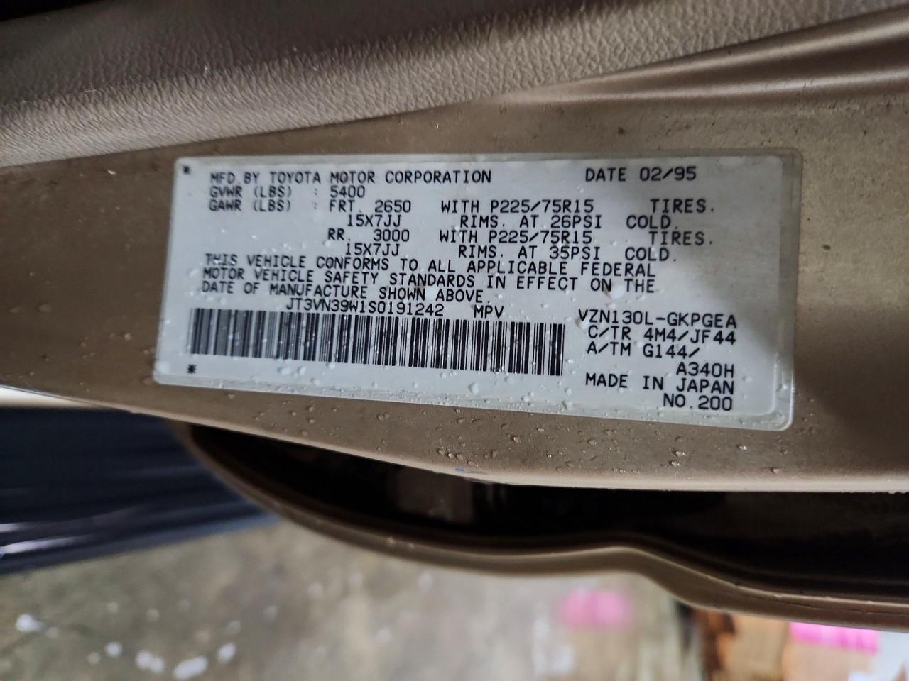 Toyota 4Runner Vn39 Sr5
