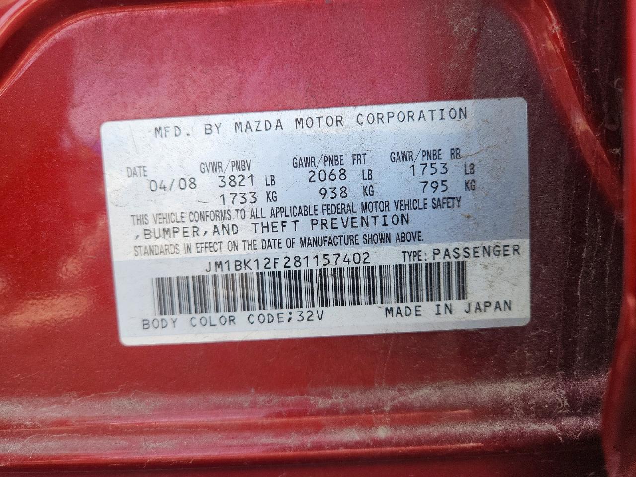 Mazda 3 I