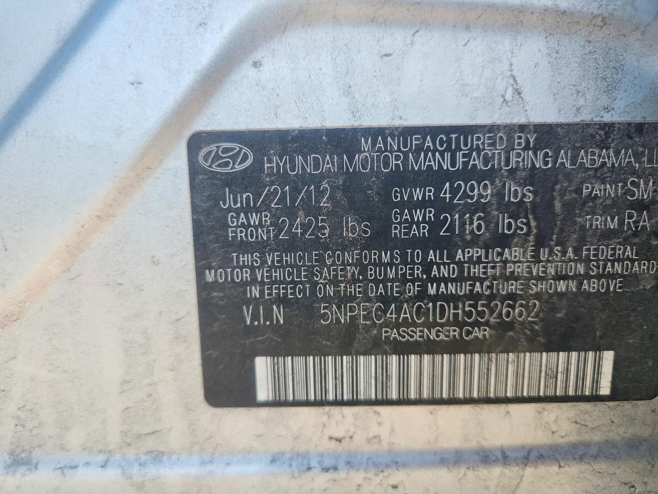 Hyundai SONATA Se