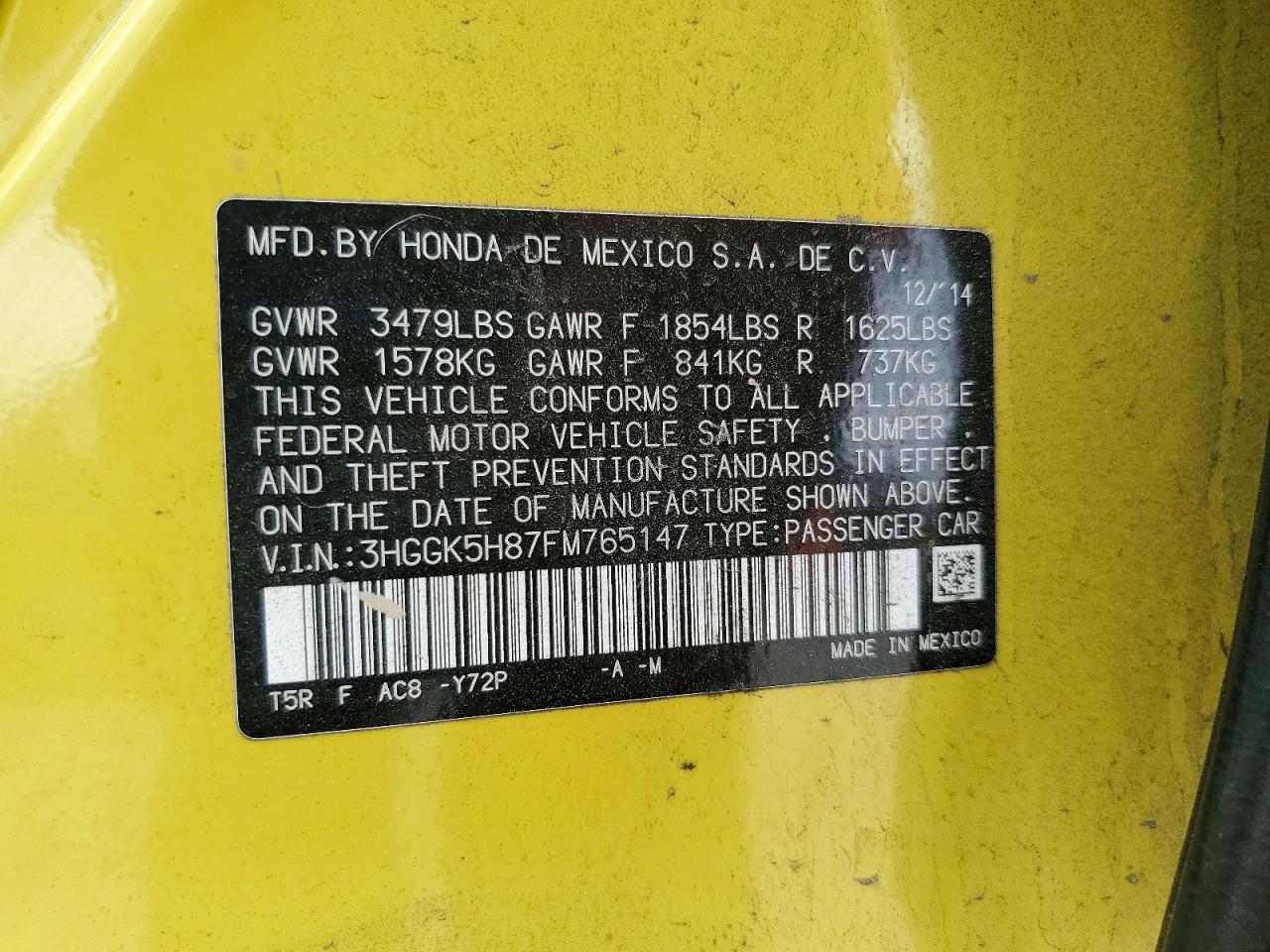 Honda Fit Ex