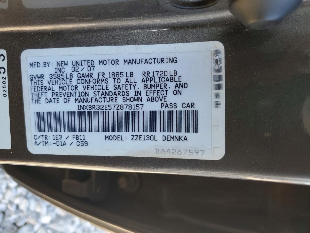 Toyota Corolla Le