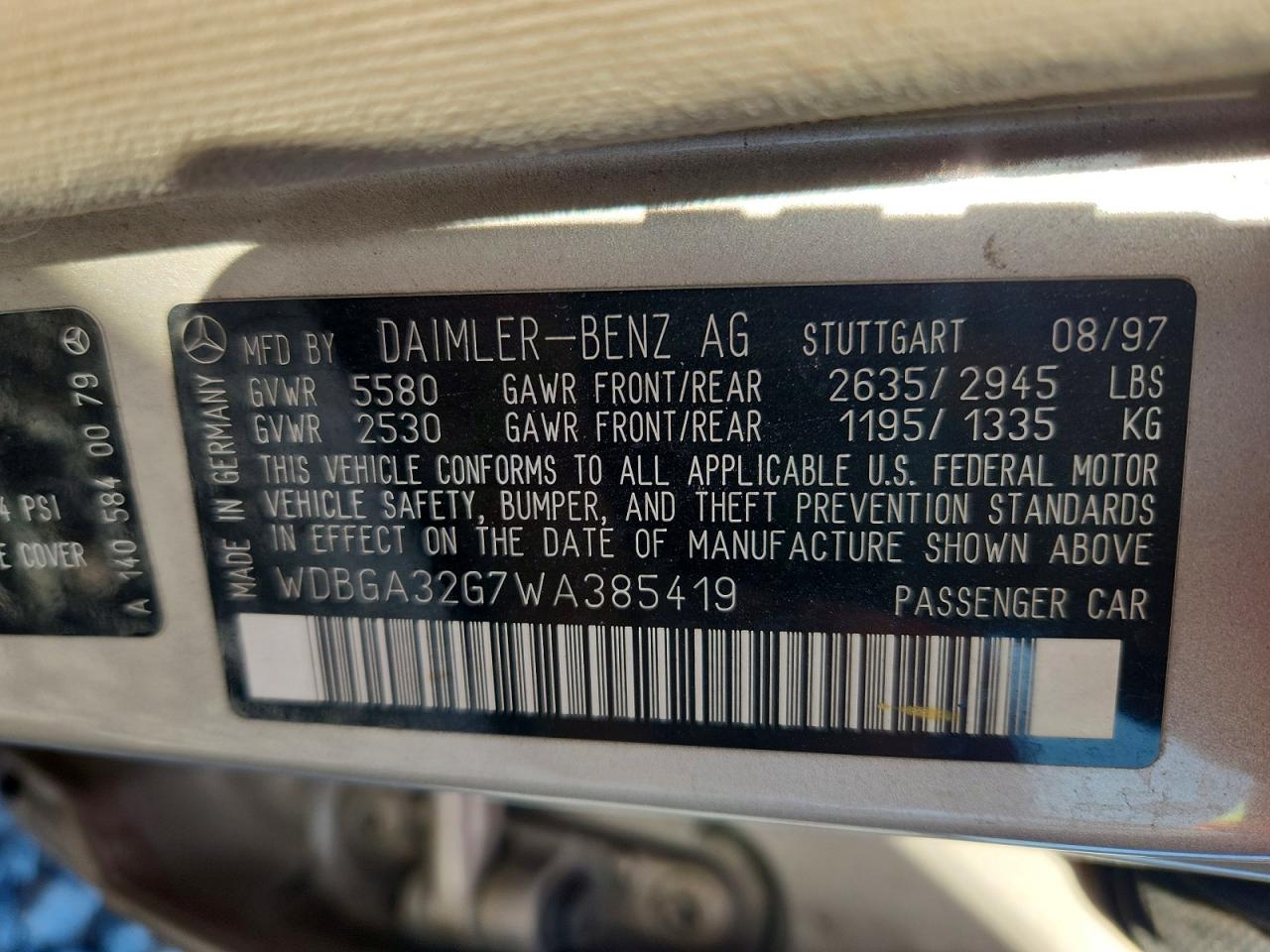 Mercedes-Benz S-Class 320w