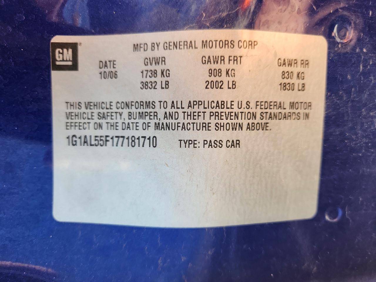 Chevrolet Cobalt Lt