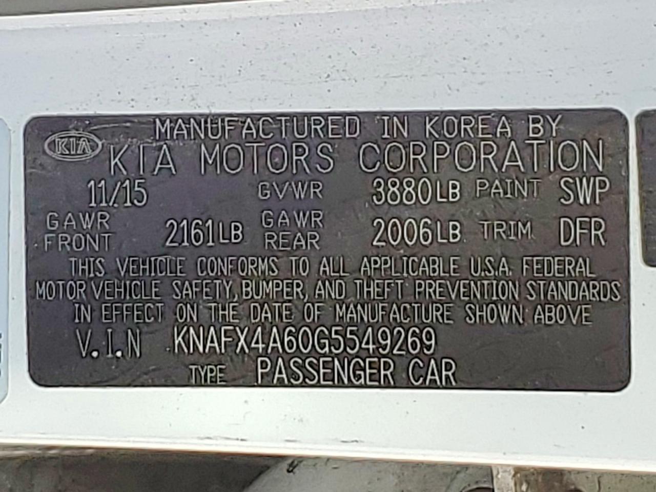 Kia Forte Lx