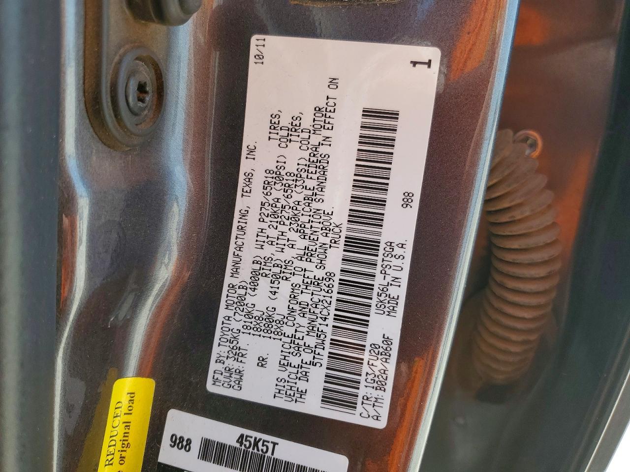 Toyota Tundra Crewmax Sr5