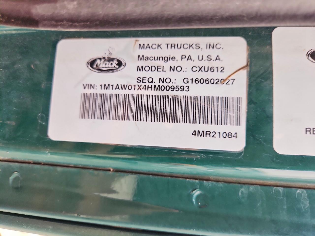 Mack Cxu613