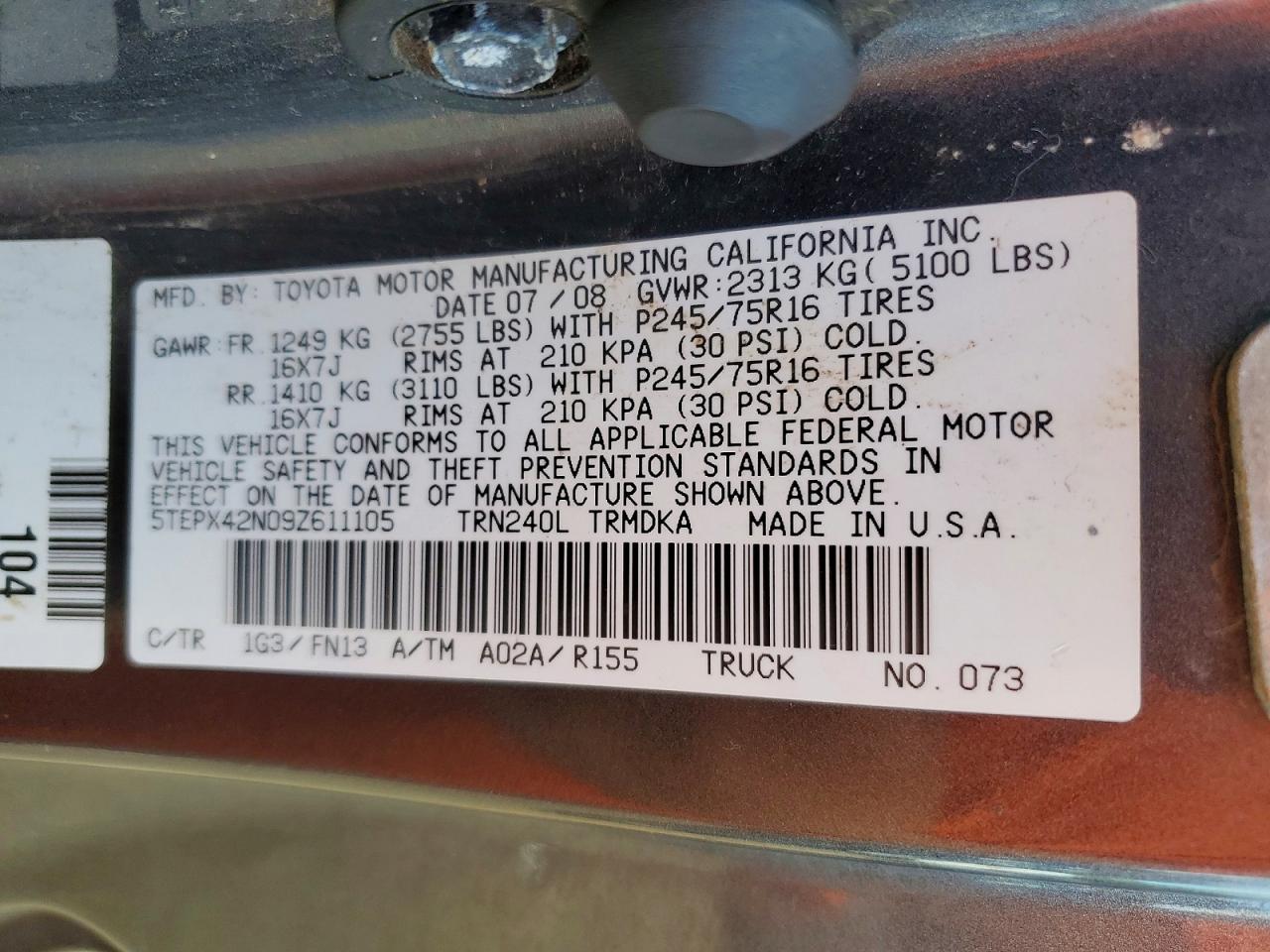 Toyota Tacoma Base