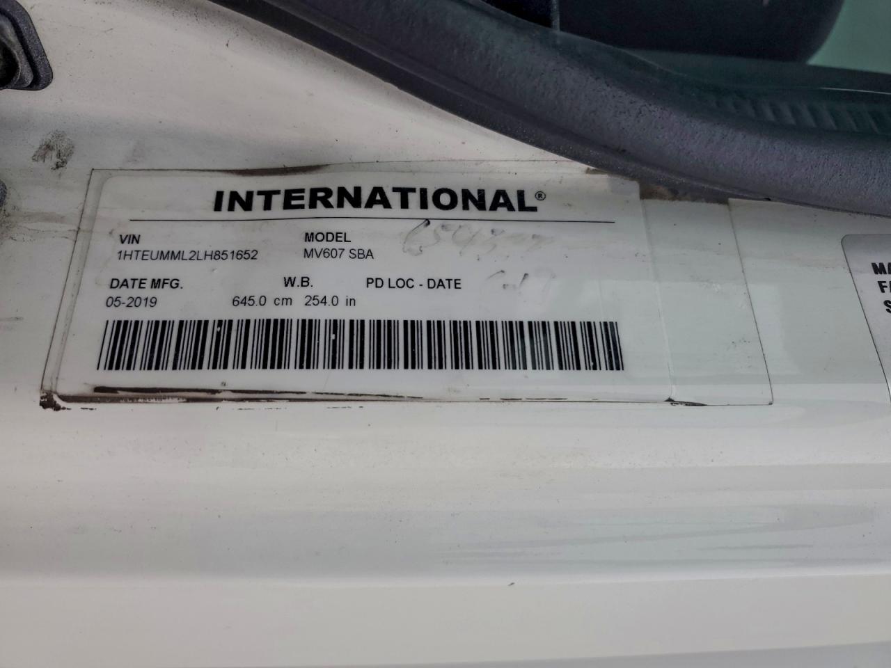 International Mv607