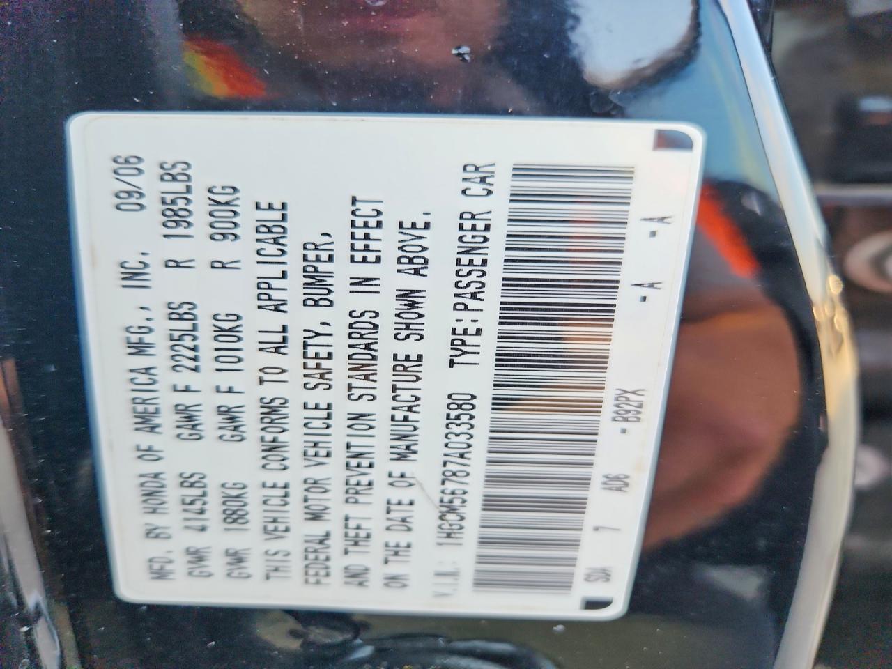 Honda Accord Ex