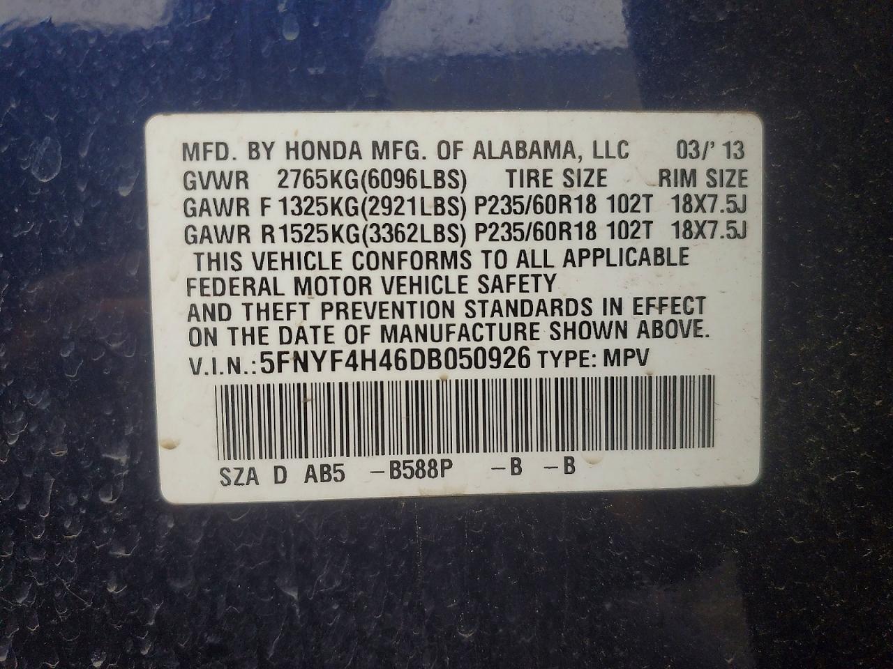 Honda Pilot Ex