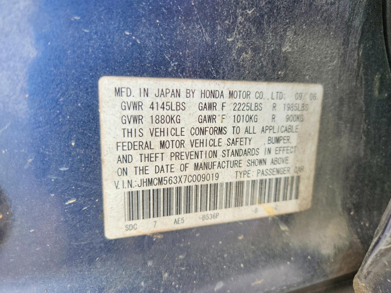 Honda Accord Se