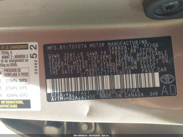 Toyota Corolla Ce