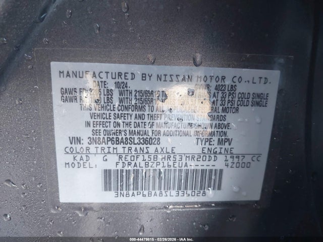 Nissan Kicks S Fwd