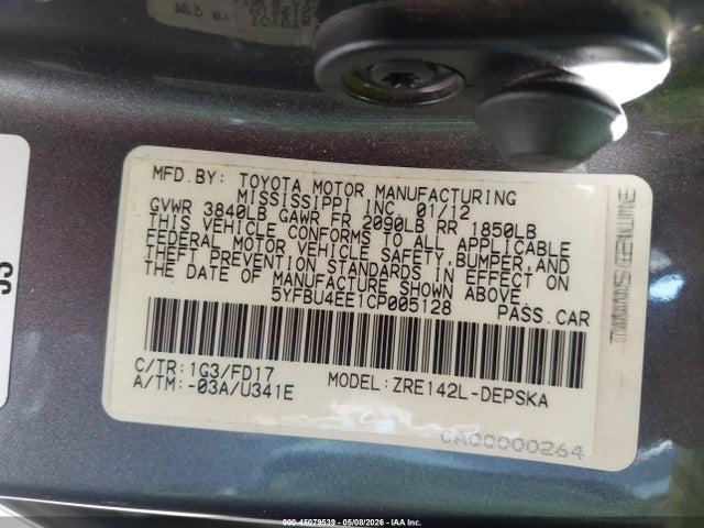 Toyota Corolla S