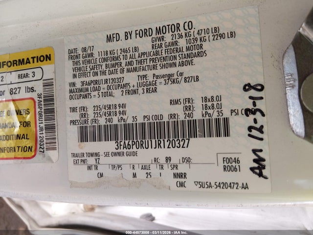 Ford Fusion Titanium